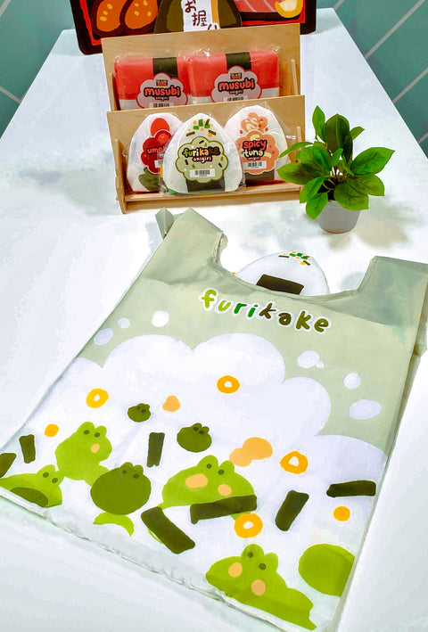 FURIKAKE ONIGIRI reusable shopping bag