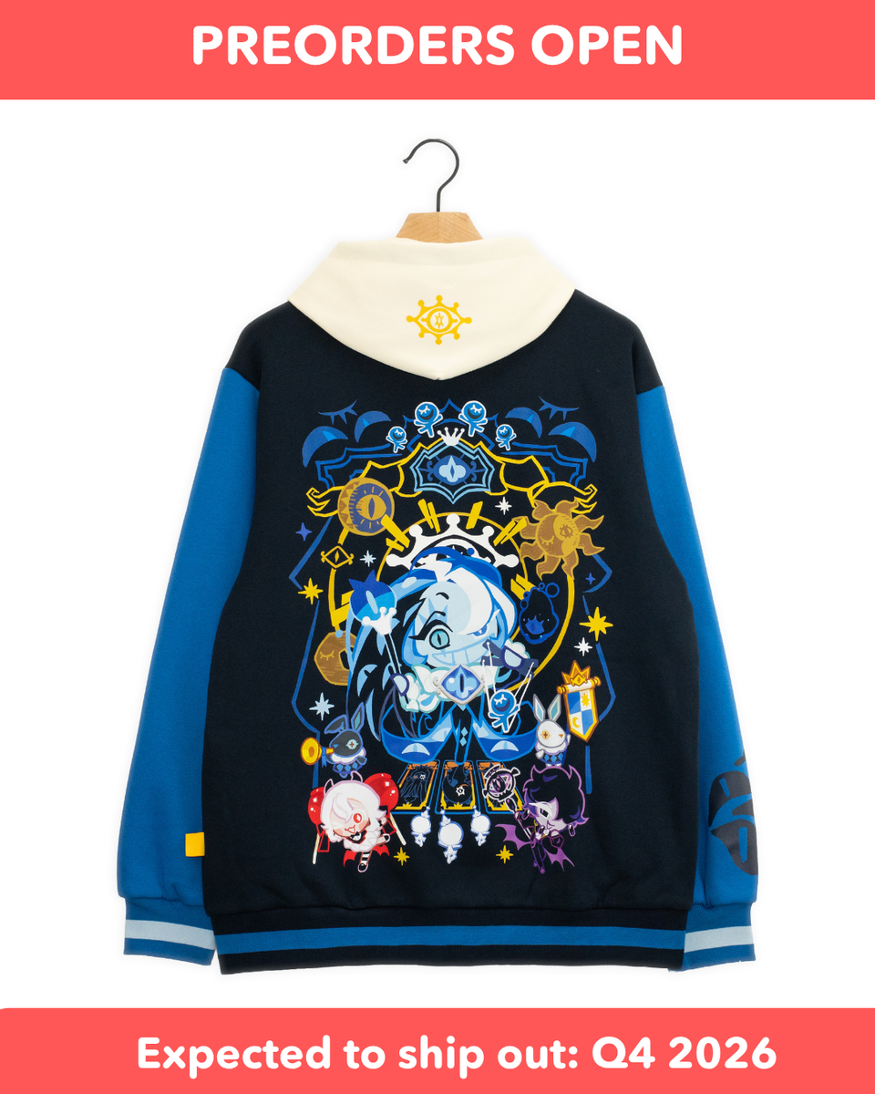 PREORDER] CookieRun: Kingdom - Shadow Milk Cookie - zipper hoodie