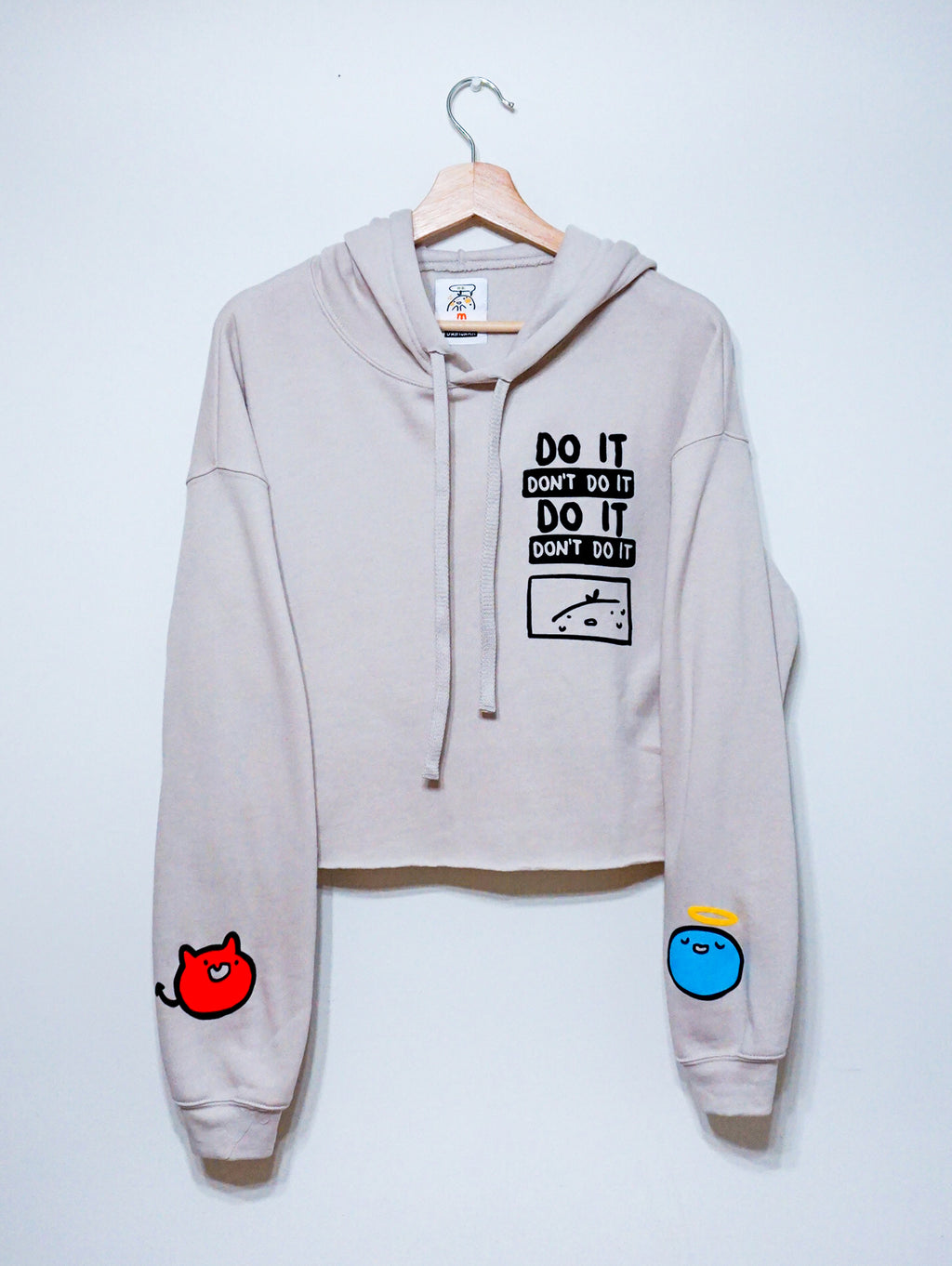 Tiktok crop online hoodie