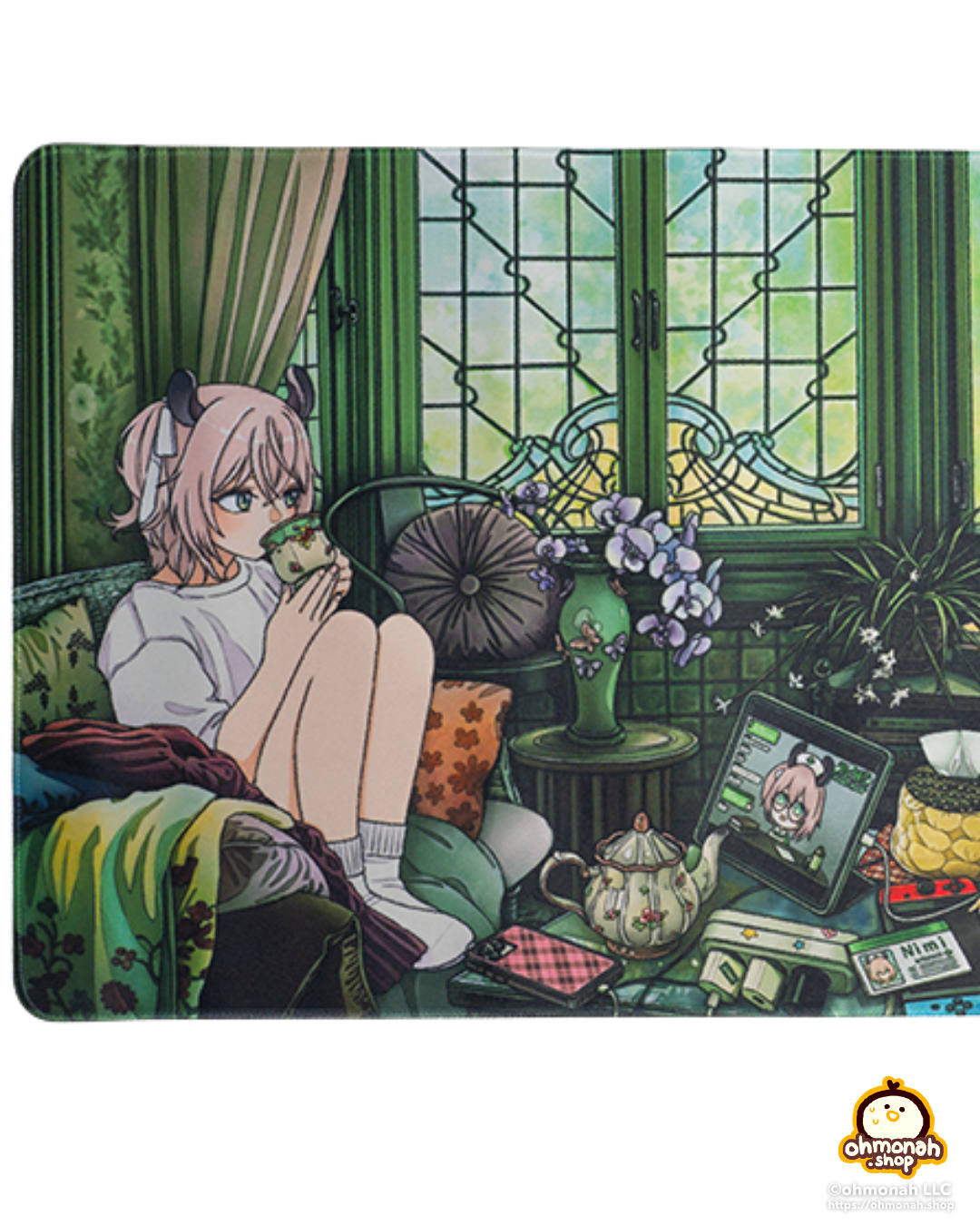 Frog Sticker Chart Nimi Nightmare - Deskmat – ohmonah