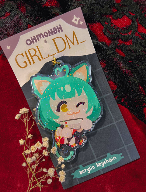 GIRL_DM_ x OHMONAH keychain