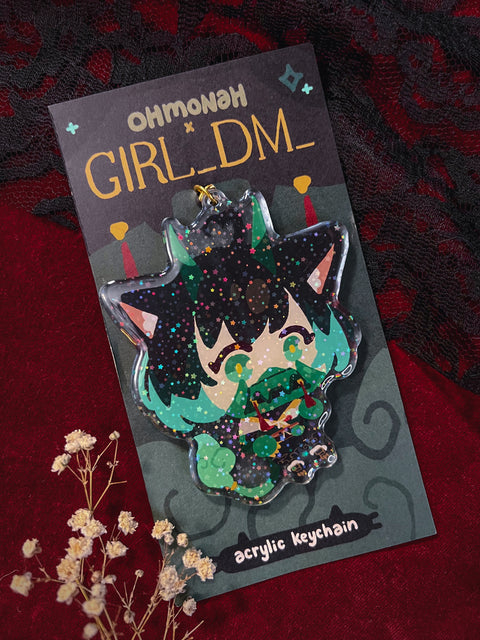 GIRL_DM_ x OHMONAH keychain