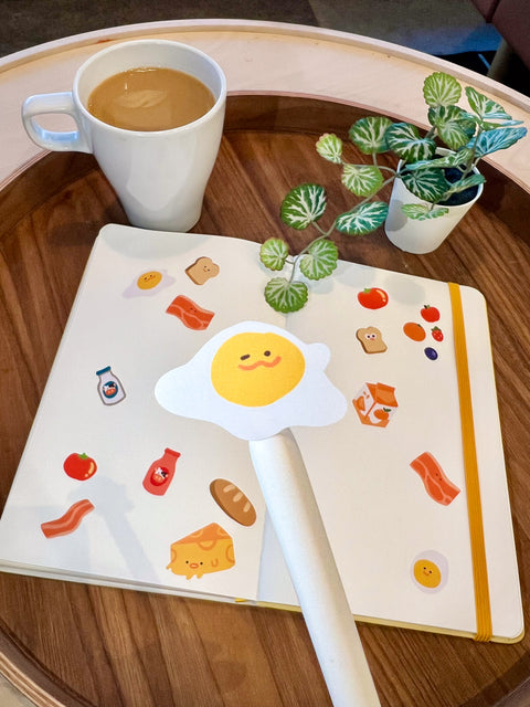 BREAKFAST Sticker Sheet Ohmonah