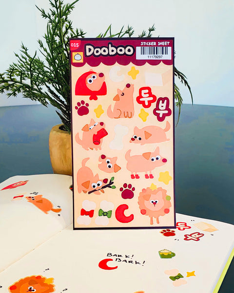 DOOBOO sticker sheet