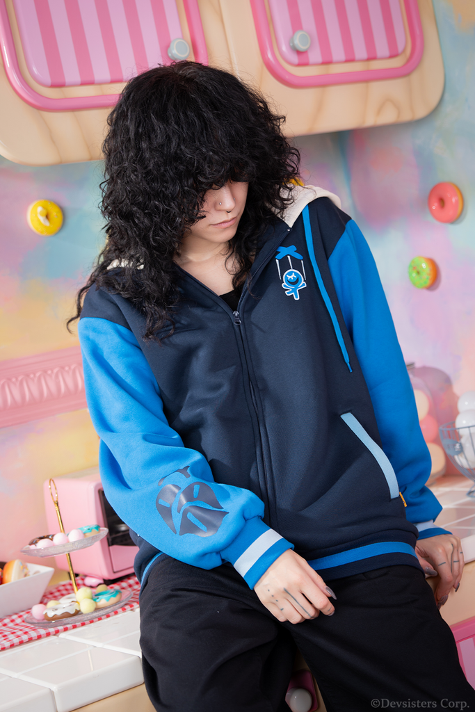 PREORDER] CookieRun: Kingdom - Shadow Milk Cookie - zipper hoodie