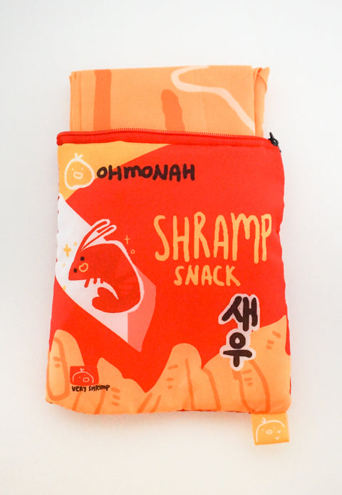 SHRIMP CRACKER reusable shopping bag