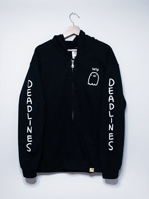 DEADLINES zipper hoodie
